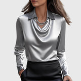 Zoe | Elegantná Saténová Blúzka