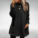 Nora | Fleece pulóver s vreckami