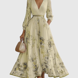 Rosalie – Elegantná dlhá plisovaná šaty