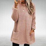Nora | Fleece pulóver s vreckami