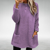 Nora | Fleece pulóver s vreckami