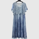 INDIGO | MIDI KVETINOVÉ ŠATY ELEGANTNÉ
