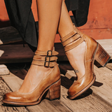 Léonie – Vintage bohémske členkové topánky
