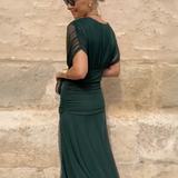Louise | Elegantá Maxi Šaty na Párty s Výstrihom do V