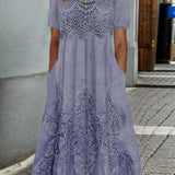INDIGO | MIDI KVETINOVÉ ŠATY ELEGANTNÉ