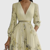 Rosalie – Elegantná dlhá plisovaná šaty