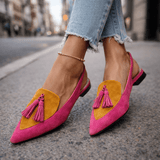 Natalia | Sandále s remienkami a strapcami