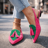 Natalia | Sandále s remienkami a strapcami