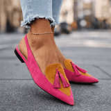 Natalia | Sandále s remienkami a strapcami