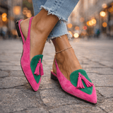 Natalia | Sandále s remienkami a strapcami