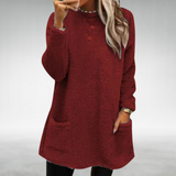 Nora | Fleece pulóver s vreckami
