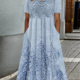 INDIGO | MIDI KVETINOVÉ ŠATY ELEGANTNÉ