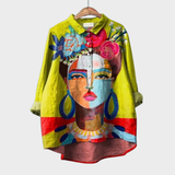 Frida | Elegantná letná blúzka z ľanu