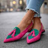 Natalia | Sandále s remienkami a strapcami