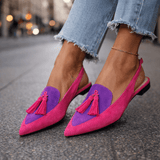 Natalia | Sandále s remienkami a strapcami
