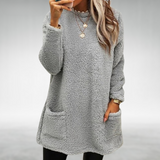 Nora | Fleece pulóver s vreckami