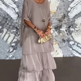 Lara – Elegantná dlhá voľná šaty