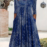 ELOWEN | MIDI ŠATY S DLOUHÝMI RUKÁVMI CASUAL